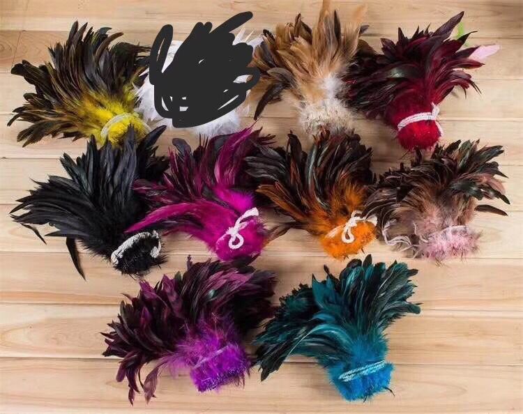 800 Pieces Rooster Schlappen Feathers Fishing Fly Feathers FeatherParadise.com