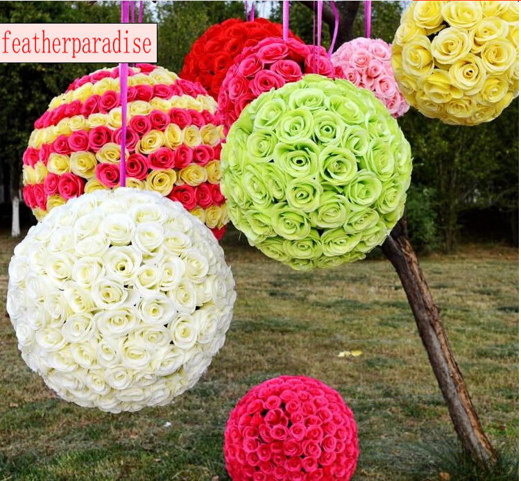 9-10 Inch Rose Pomander Ball – Wedding & Event Decor | 1 Piece FeatherParadise.com