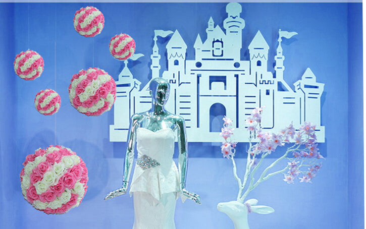 9-10 Inch Rose Pomander Ball – Wedding & Event Decor | 1 Piece FeatherParadise.com