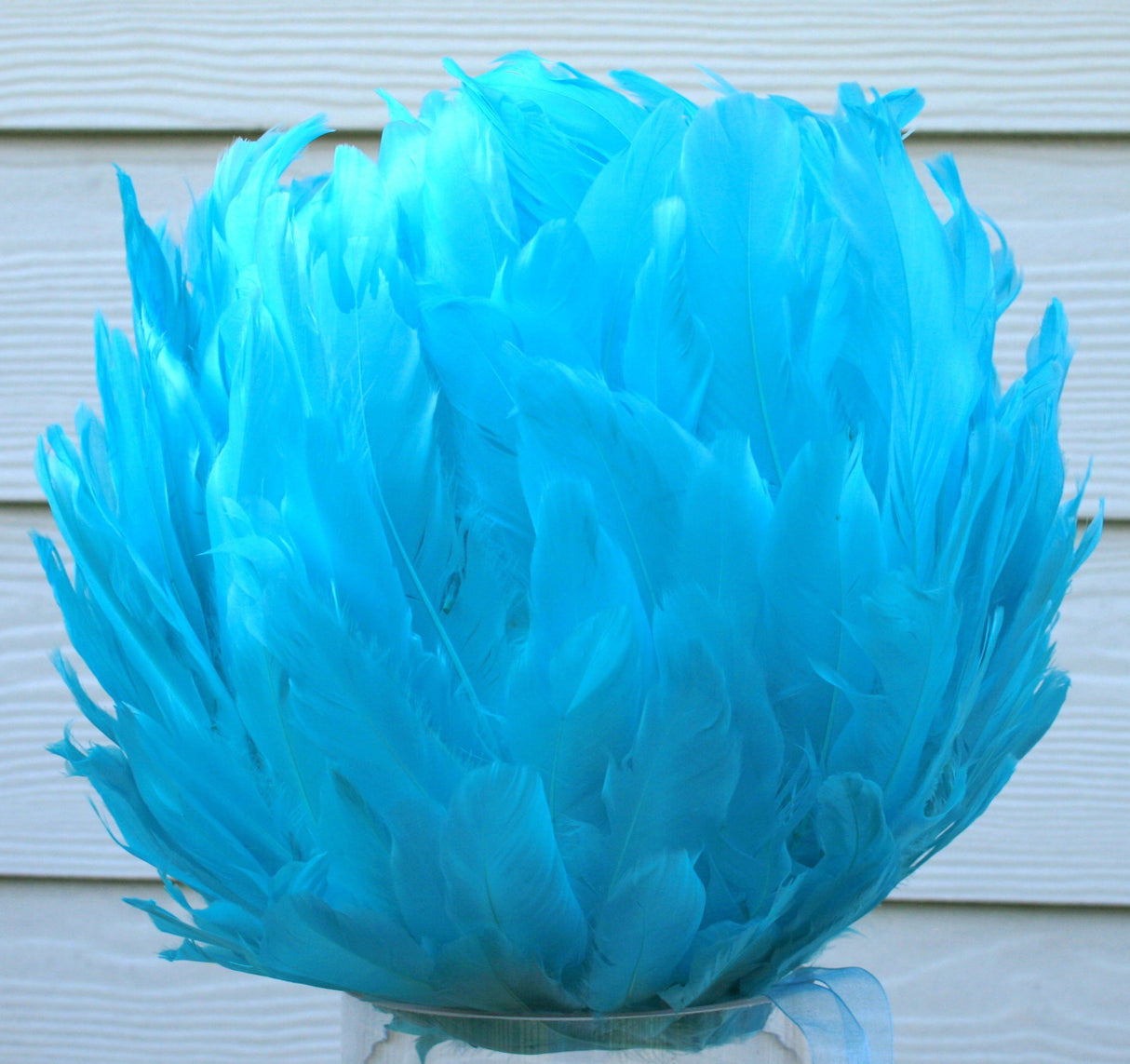14 Inch Decorative Goose Feather Ball – Event Decor | 1 Piece FeatherParadise.com