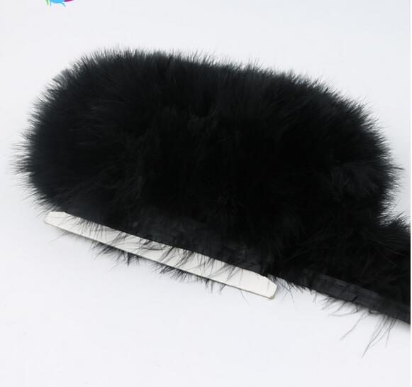 Marabou Feather Fringe | 1 Yard FeatherParadise.com