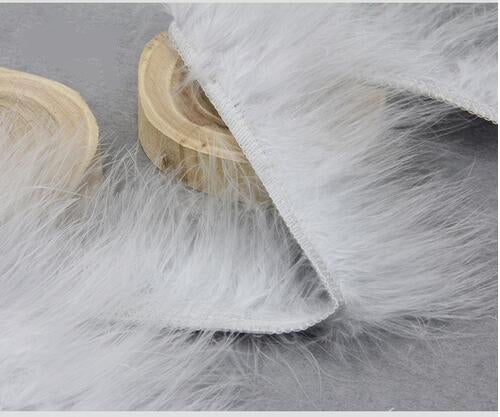 Marabou Feather Fringe | 1 Yard FeatherParadise.com