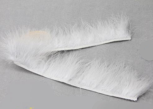 Marabou Feather Fringe | 1 Yard FeatherParadise.com