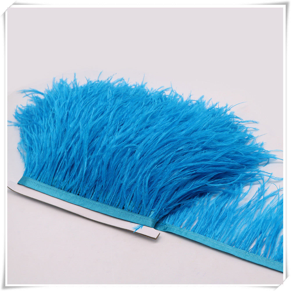 3–4 Inch Ostrich Feather Fringe Trim | 1 Yard FeatherParadise.com