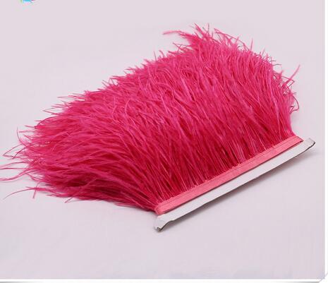3–4 Inch Ostrich Feather Fringe Trim | 1 Yard FeatherParadise.com