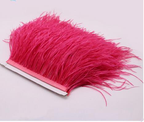 3–4 Inch Ostrich Feather Fringe Trim | 1 Yard FeatherParadise.com