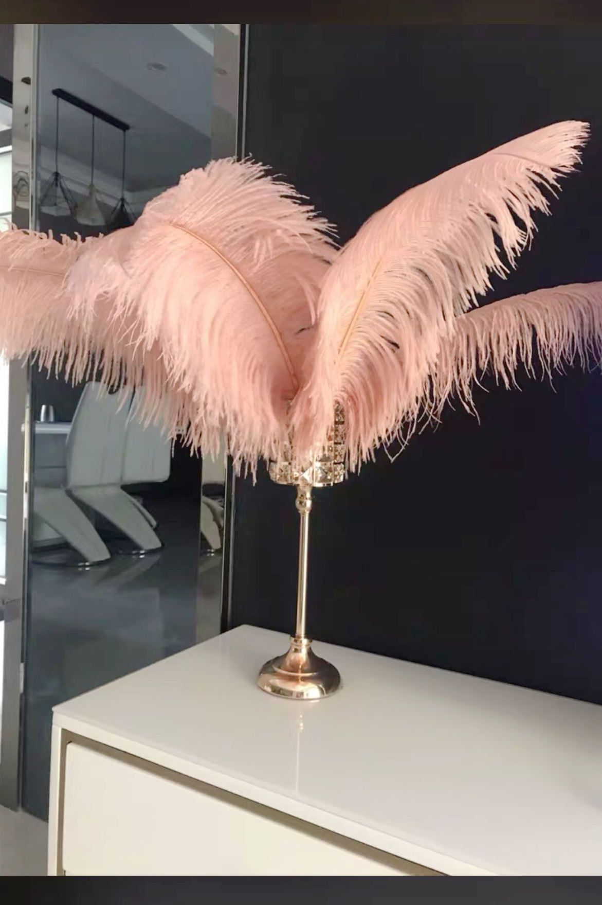 Crystal Candle Holder Floral Stand for Wedding Centerpieces | 1 Piece FeatherParadise.com