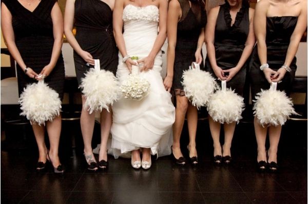 12 Inch Feather Pom Pom Kissing Ball – Wedding & Event Decor | 1 Piece