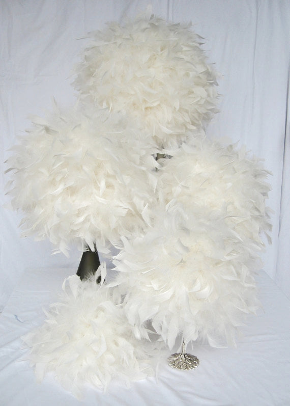 6 Inches Feather Pom Pom Kissing Ball 1 Piece FeatherParadise.com