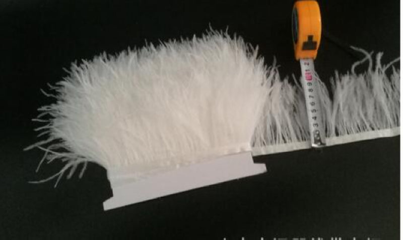 3–4 Inch Ostrich Feather Fringe Trim | 1 Yard FeatherParadise.com