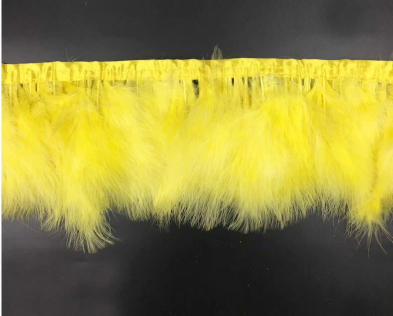 Marabou Feather Fringe | 1 Yard FeatherParadise.com