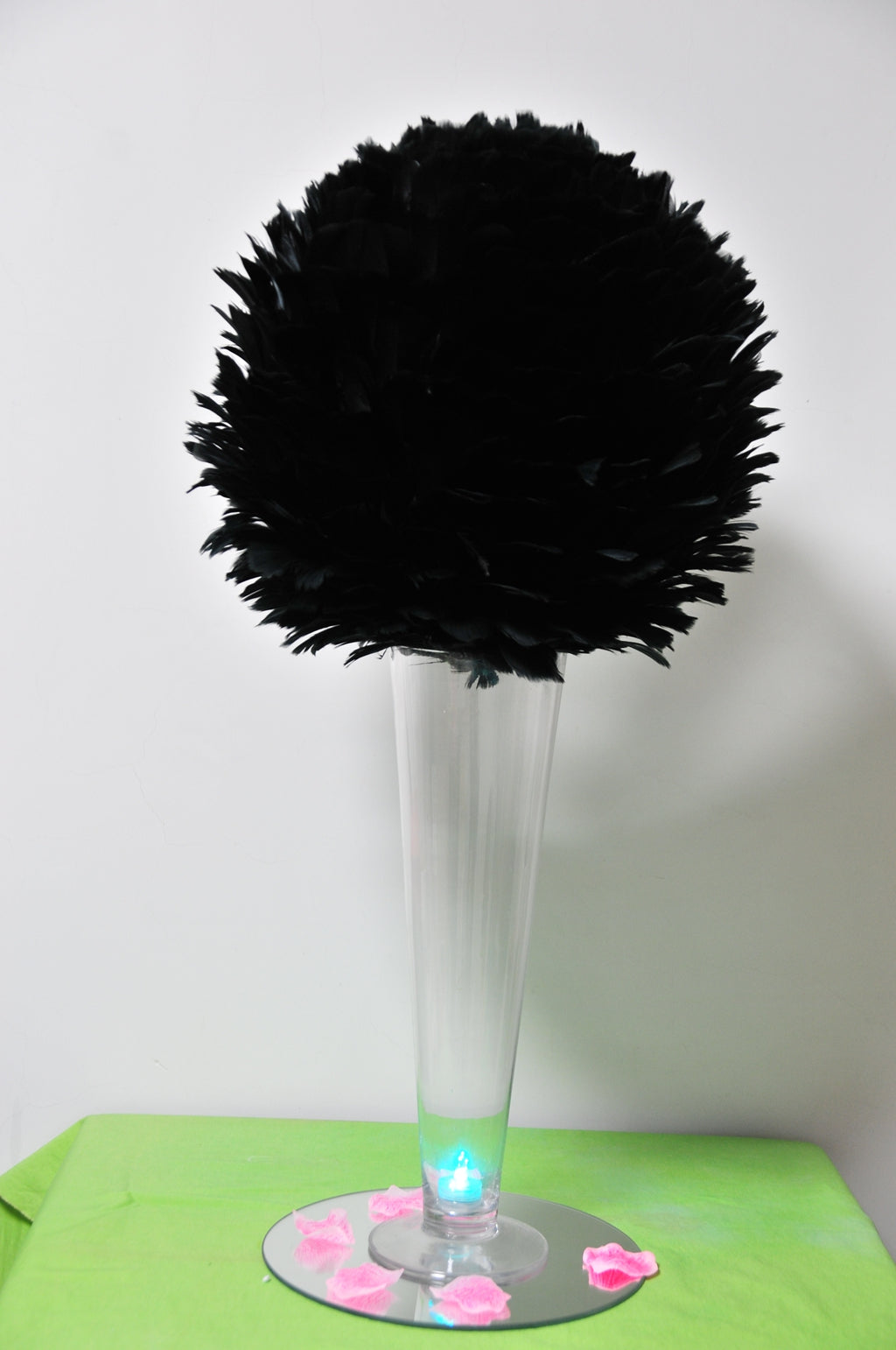 14 Inch Decorative Goose Feather Ball – Event Decor | 1 Piece FeatherParadise.com