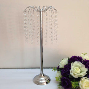 Wedding Crystal Flower Stand for Centerpiece | 1 Piece FeatherParadise.com