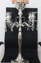 30 Inch 5-Arm Candelabra Wedding Centerpiece & Floral Stand | 1 Piece