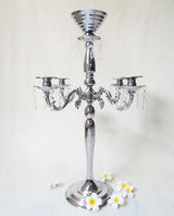 30 Inch 5-Arm Candelabra Wedding Centerpiece & Floral Stand | 1 Piece