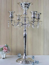 30 Inch 5-Arm Candelabra Wedding Centerpiece & Floral Stand | 1 Piece