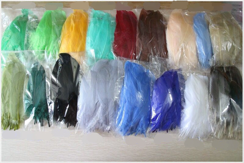 20 Pieces Goose Pallet Feathers FeatherParadise.com