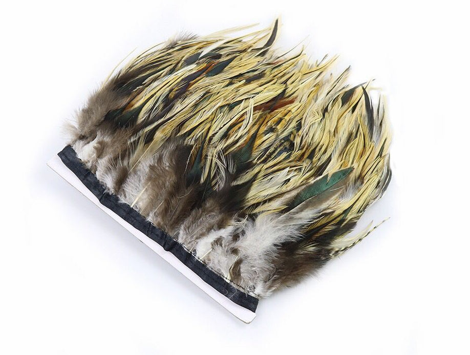 Rooster Saddle Feather Fringe | 10 Yard