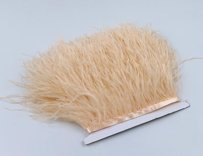 10 Yard 4-6 Inches Ostrich Feather Fringe