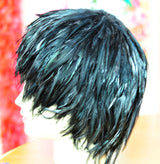 Handmade Hackle Feather Wig 1 Piece