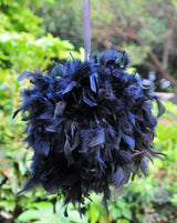 12 Inch Feather Pom Pom Kissing Ball – Wedding & Event Decor | 1 Piece