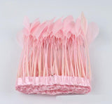 2 Yards 6-8" Stripped Feather Fringe FeatherParadise.com