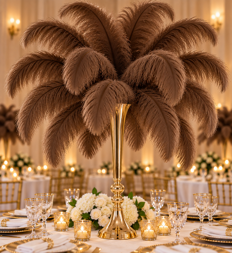 22-24 Inch Ostrich Feathers | 12 Pieces
