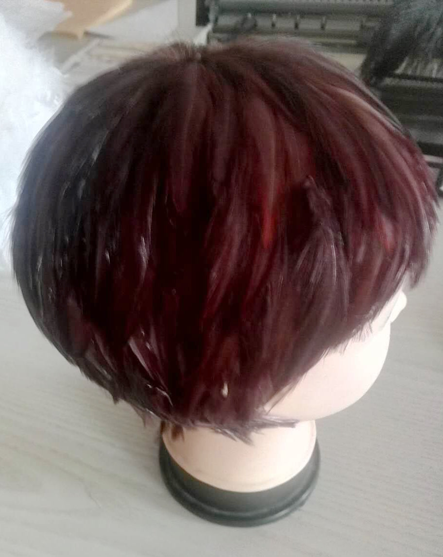 Handmade Hackle Feather Wig 1 Piece