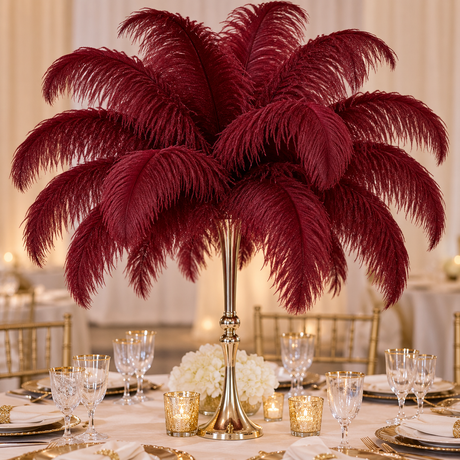 22-24 Inch Ostrich Feathers | 12 Pieces