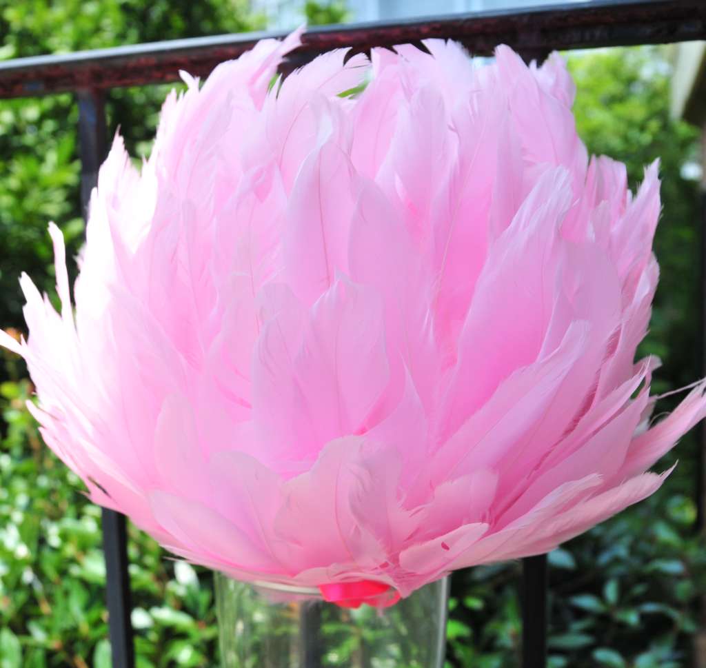 14 Inch Decorative Goose Feather Ball – Event Decor | 1 Piece FeatherParadise.com