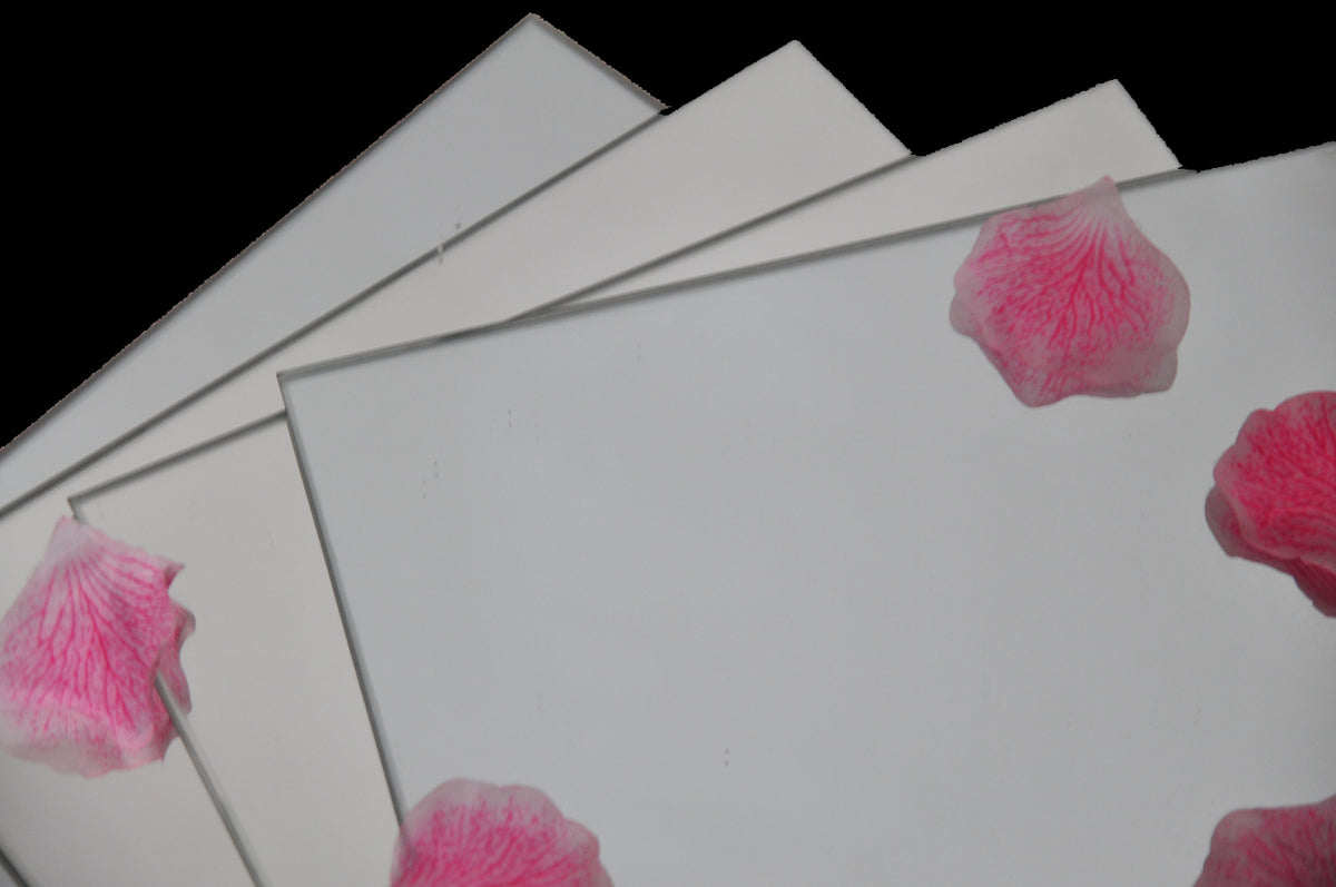 Square Glass Centerpiece Mirrors - 12 pieces
