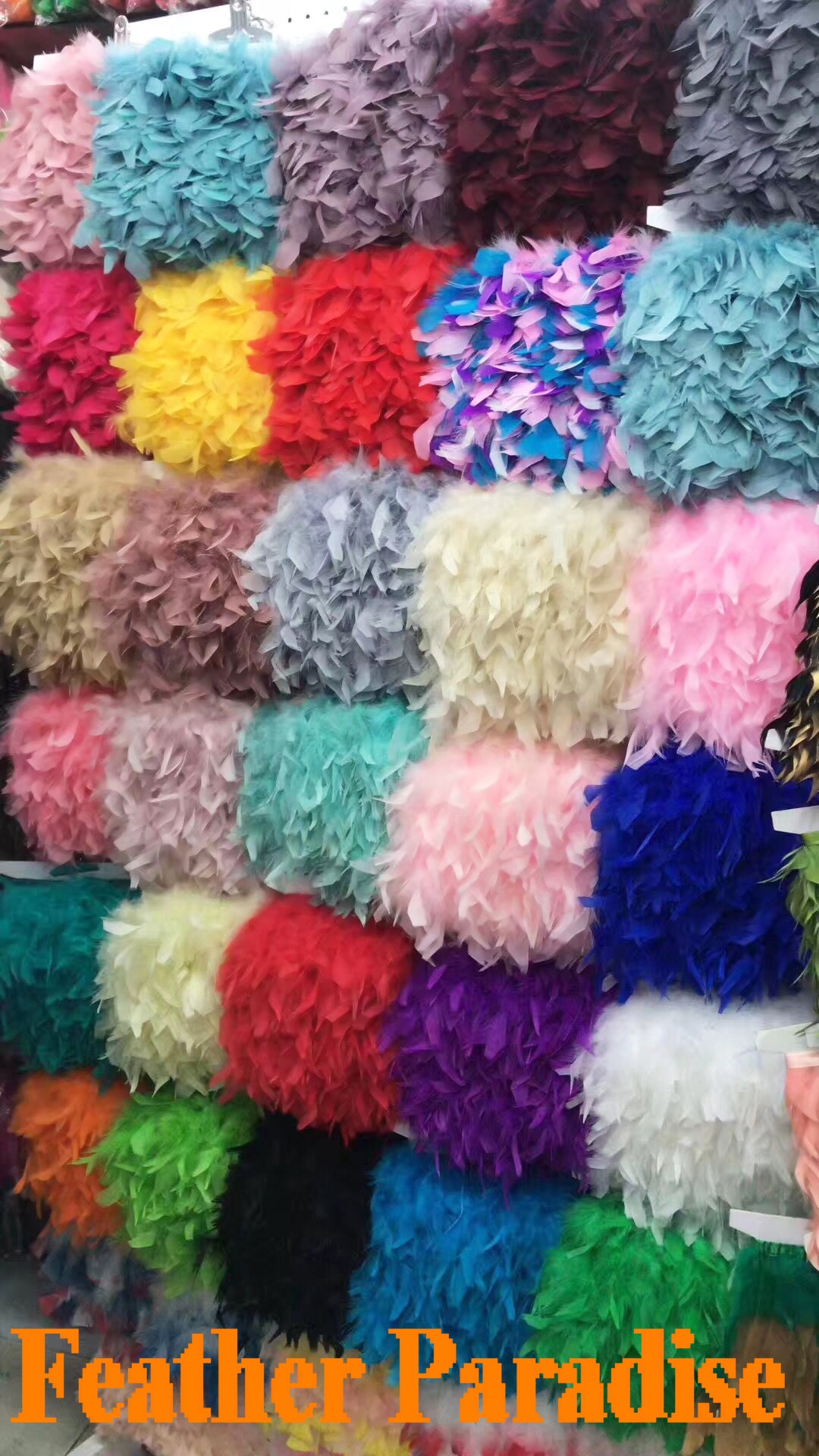 Chandelle Feather Fringe | 10 Yard