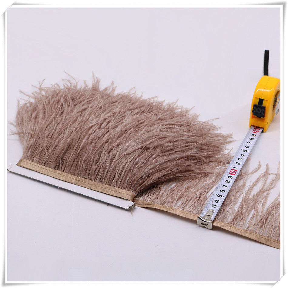 10 Yard 4-6 Inches Ostrich Feather Fringe