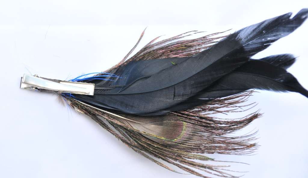 Feather Flower Hat Pin & Corsage Clip | 1 Piece