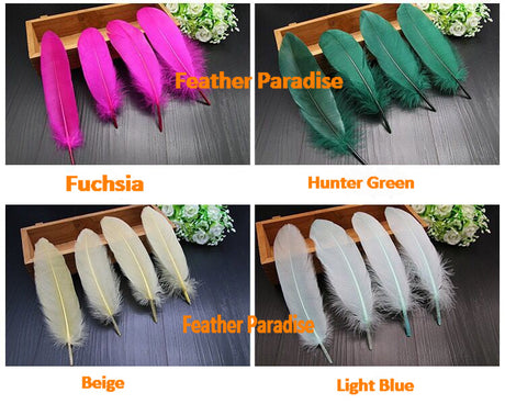 20 Pieces Goose Pallet Feathers FeatherParadise.com