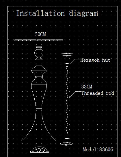 Metal Centerpiece Stand for Cakes & Floral Decor with Crystal Garlands | 1 Piece