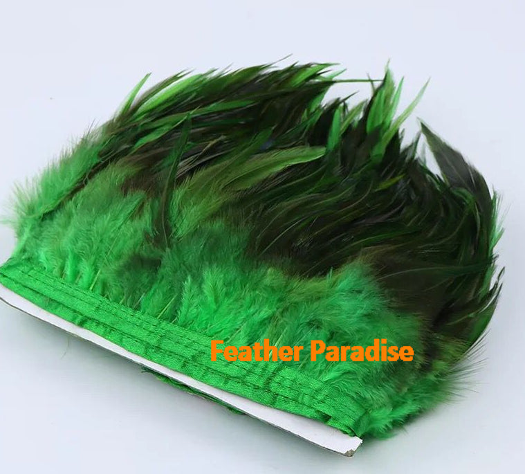 Rooster Saddle Feather Fringe | 10 Yard