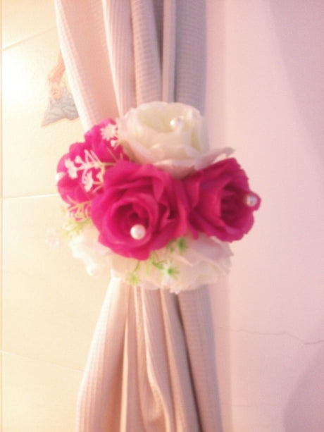 Floral Curtain Tieback