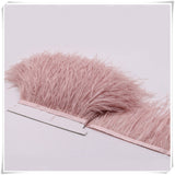 10 Yard 4-6 Inches Ostrich Feather Fringe