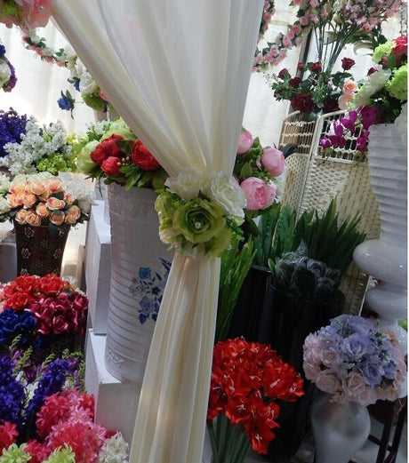 Floral Curtain Tieback