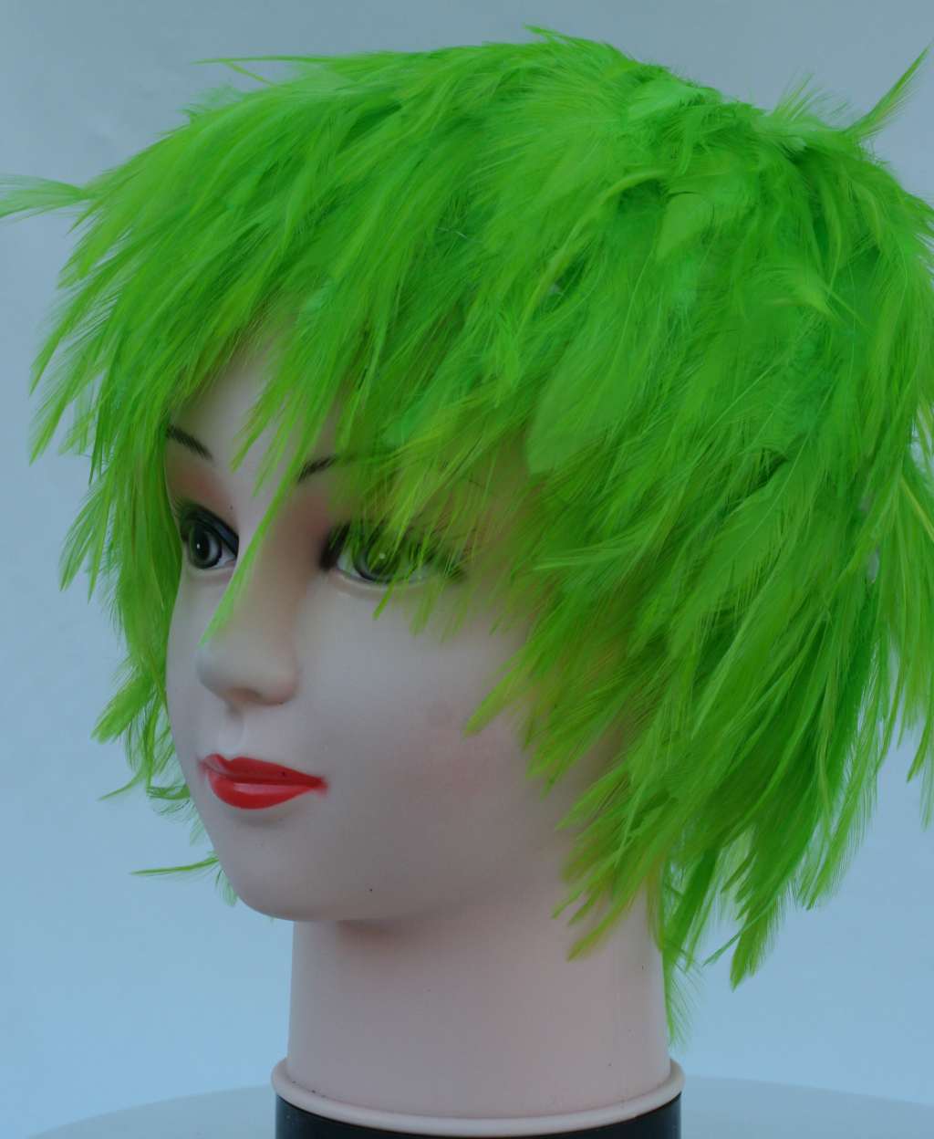 Handmade Hackle Feather Wig 1 Piece