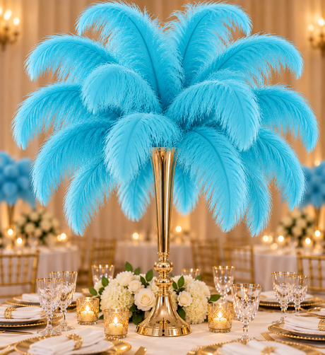 22-24 Inch Ostrich Feathers | 12 Pieces