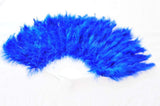 28-Stave Marabou Fluffy Feather Fan FeatherParadise.com