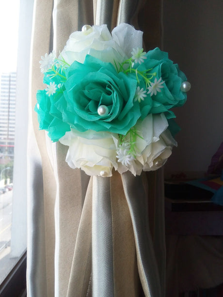 Floral Curtain Tieback