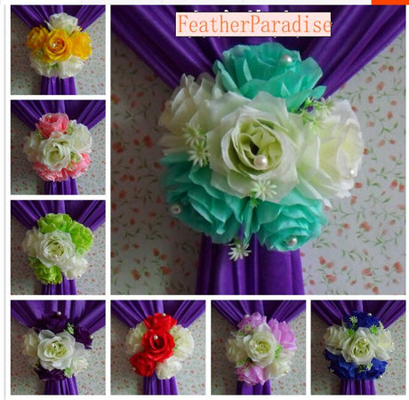 Floral Curtain Tieback