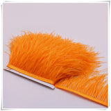10 Yard 4-6 Inches Ostrich Feather Fringe