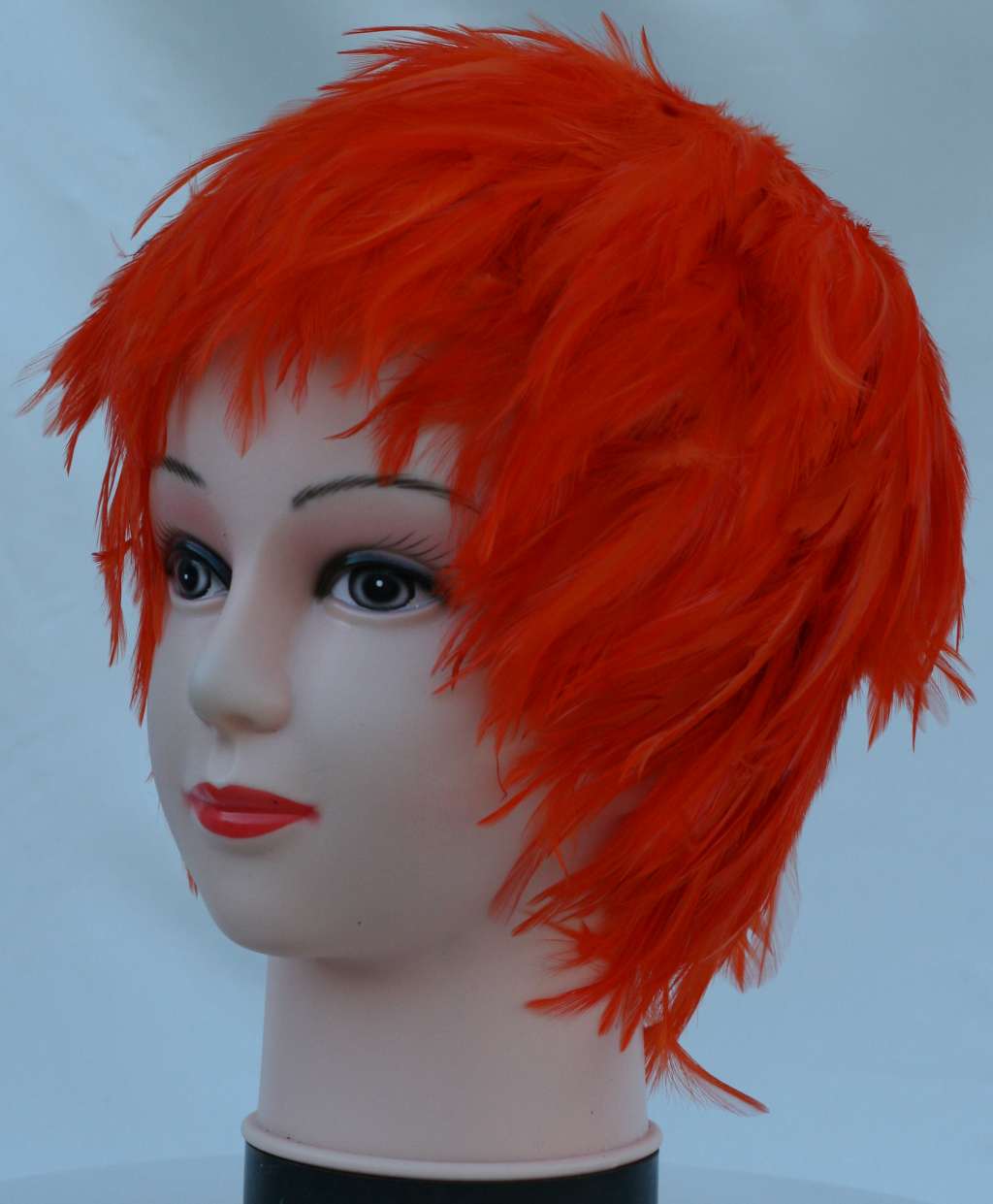 Handmade Hackle Feather Wig 1 Piece