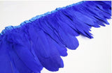 Parried Goose Feather Fringe for Sewing & Crafts | 2 Yards