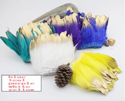 Parried Goose Feather Fringe for Sewing & Crafts | 2 Yards