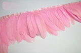 Parried Goose Feather Fringe for Sewing & Crafts | 2 Yards